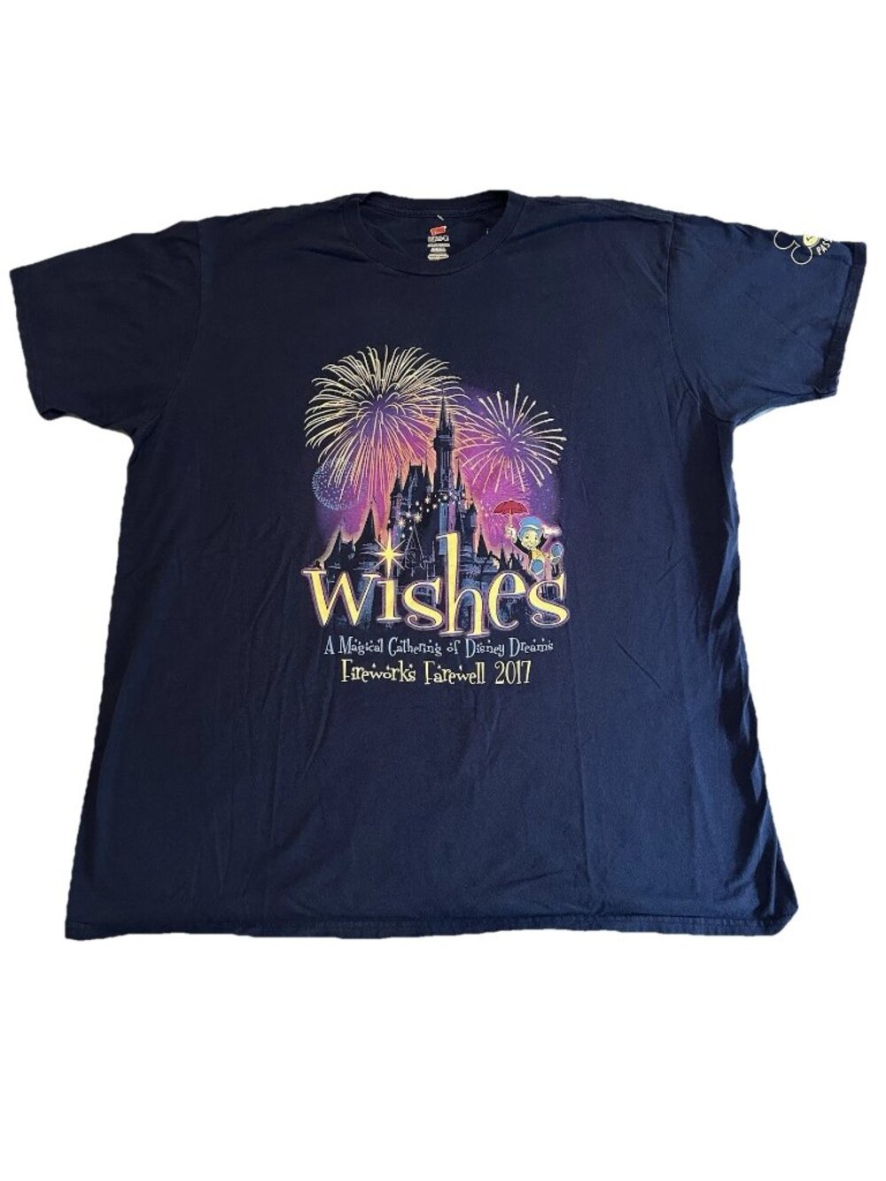 Disney Parks Wishes Firework Show Farewell AP Passholder Tshirt Adult Unisex 2XL